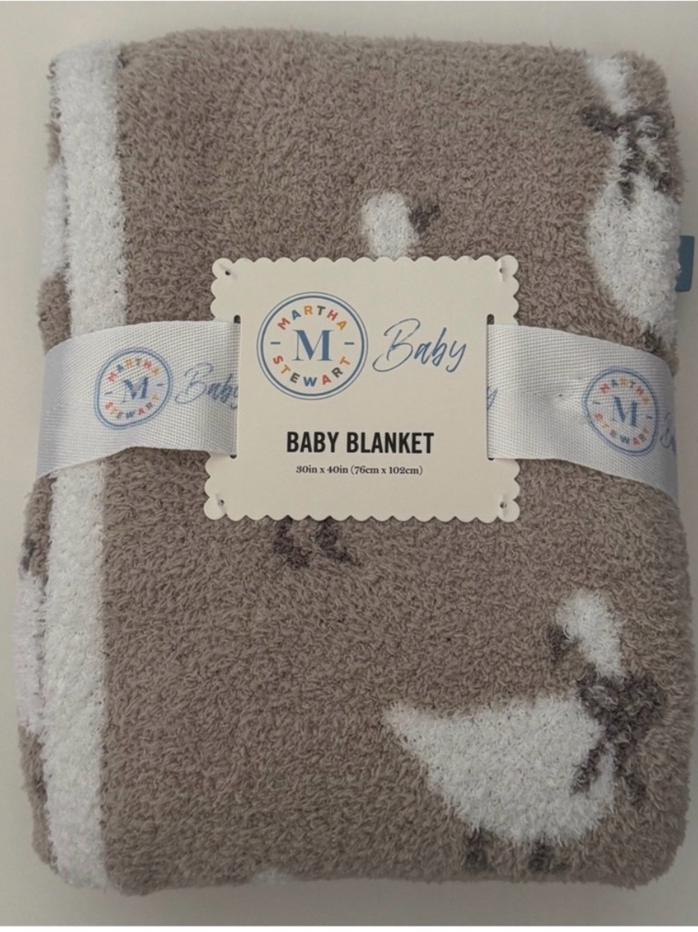 NEW Baby Blanket Soft Cozy Baby Gift Neutral Colors | Martha Stewart